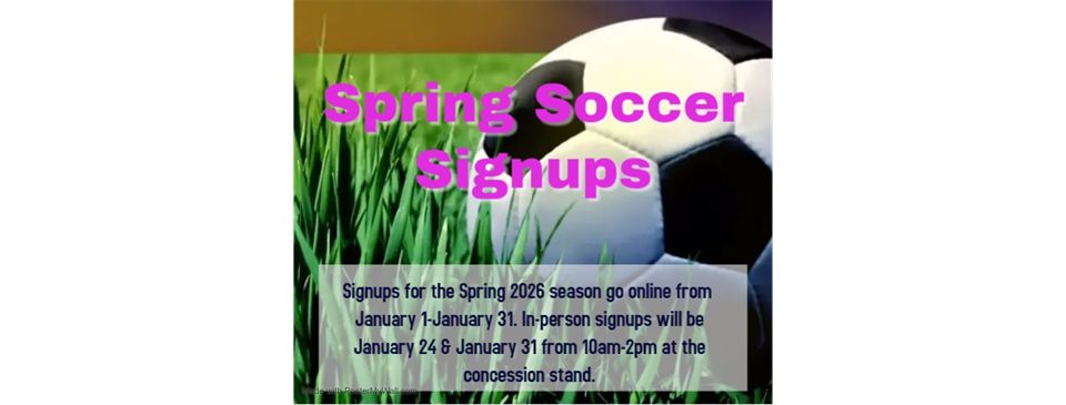 Spring 2026 Sign-Ups